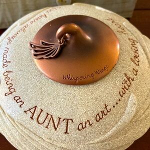 NWOT WHISPERING WINGS AUNT'S CANDLE GIFT